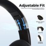 iJoy Wireless Over-Ear Headphones – Foldable, Mic Built-in - Image 2
