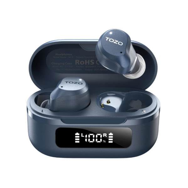 TOZO NC9 ANC Wireless Earbuds – 60H, LED Display